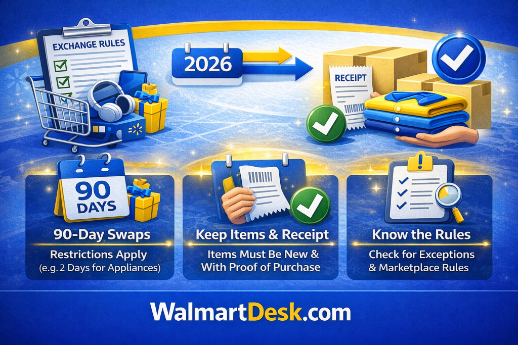 Walmart Exchange Policy in 2026 Infographic