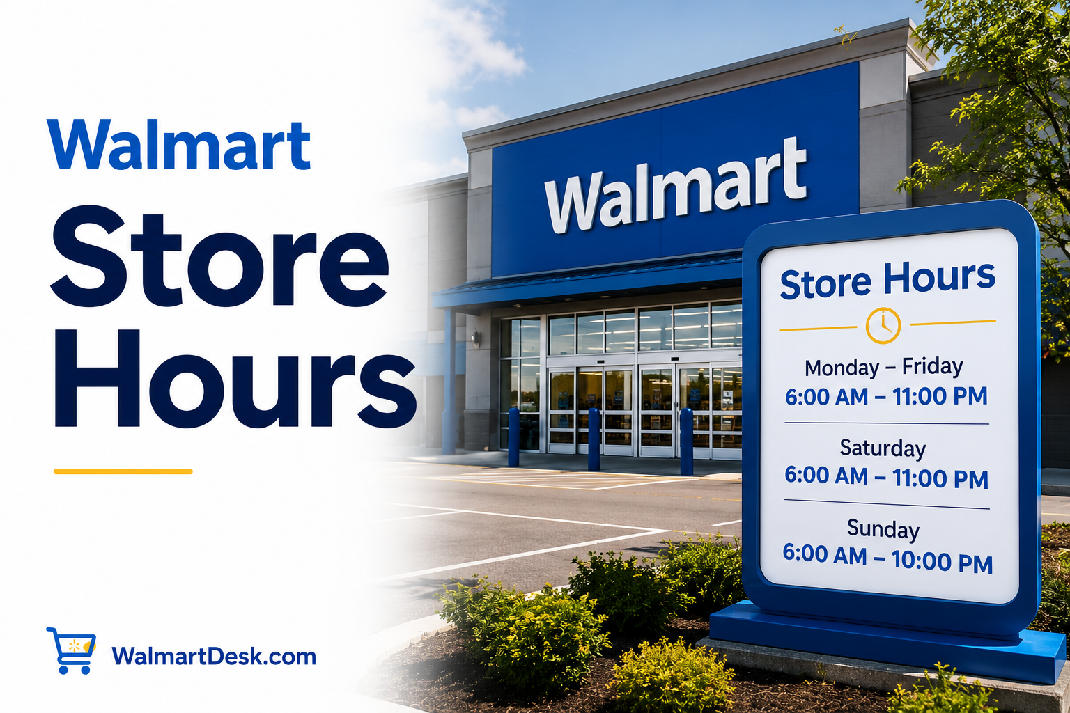 Walmart store hours