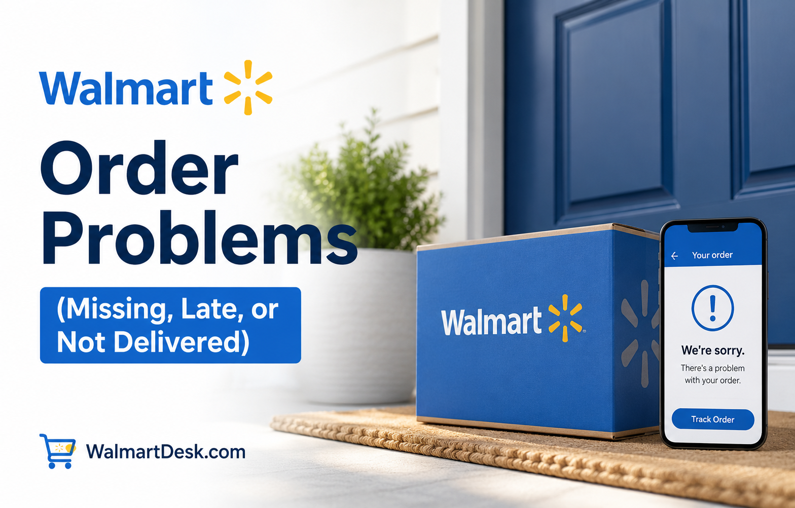 Walmart order delivery issues help