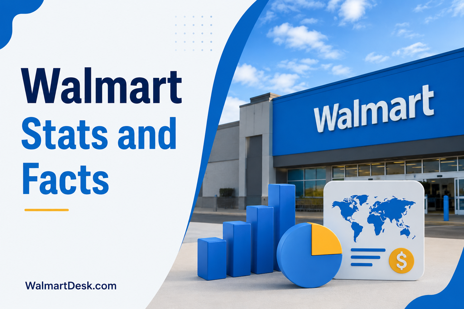 Walmart stats and facts infographic