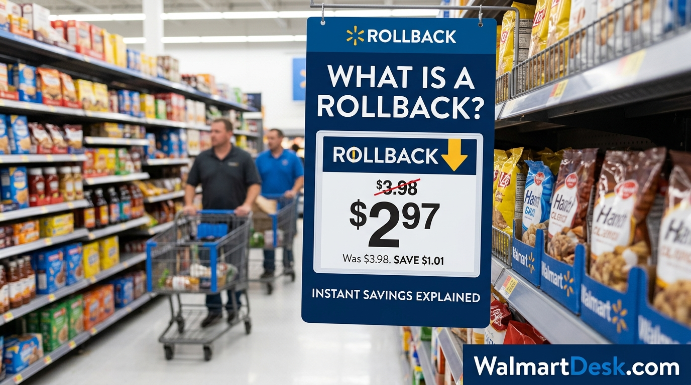 What Does Rollback Mean at Walmart