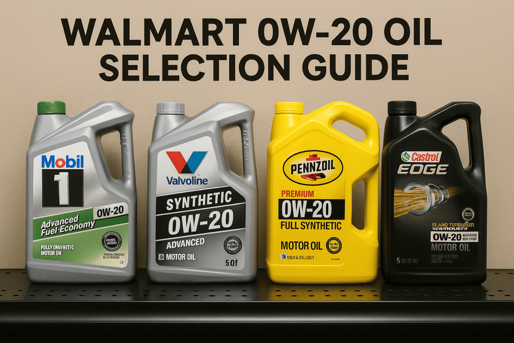 Walmart Auto Care 0W-20 Oil Type