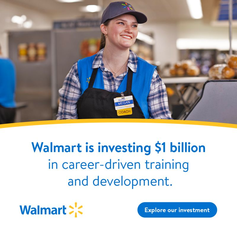 Walmart invested in career-driven training