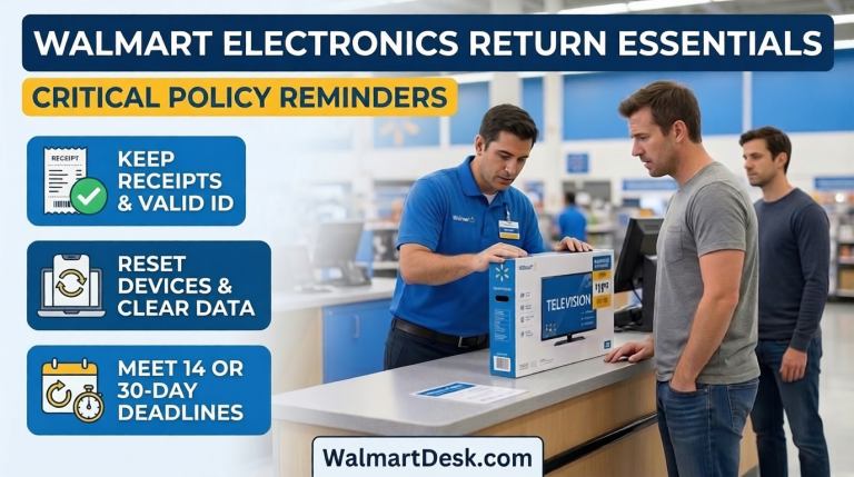 walmart electronic return policies