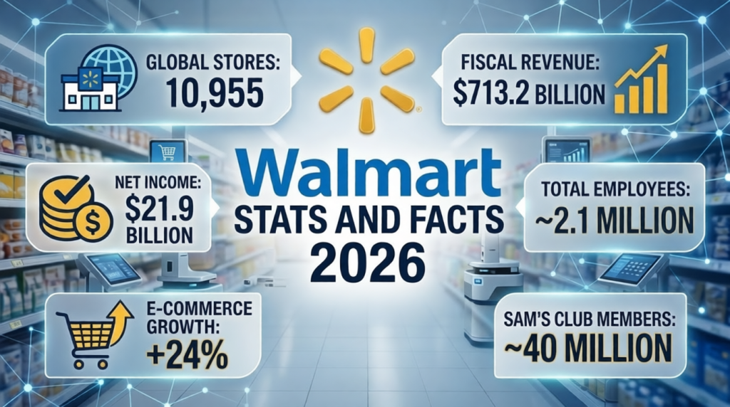 walmart stats and figures infographic
