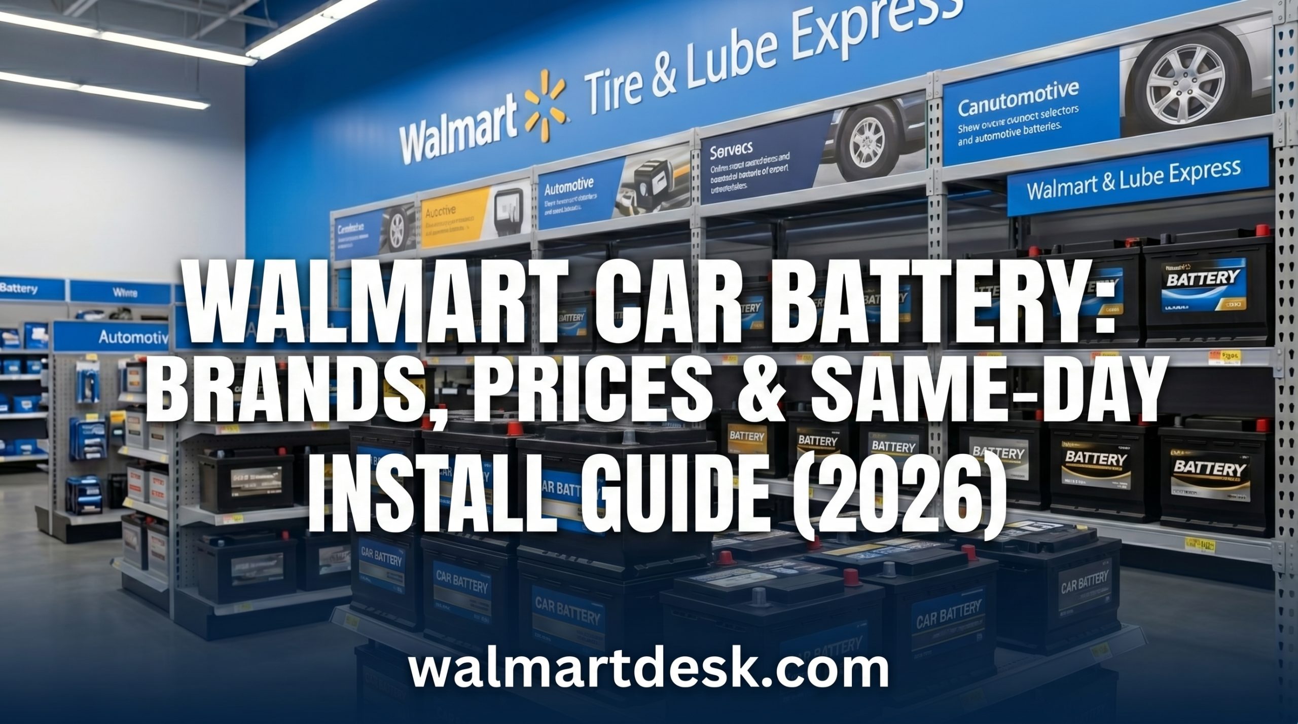 Walmart Car Battery Brands, Prices & Same-Day Install Guide (2026)
