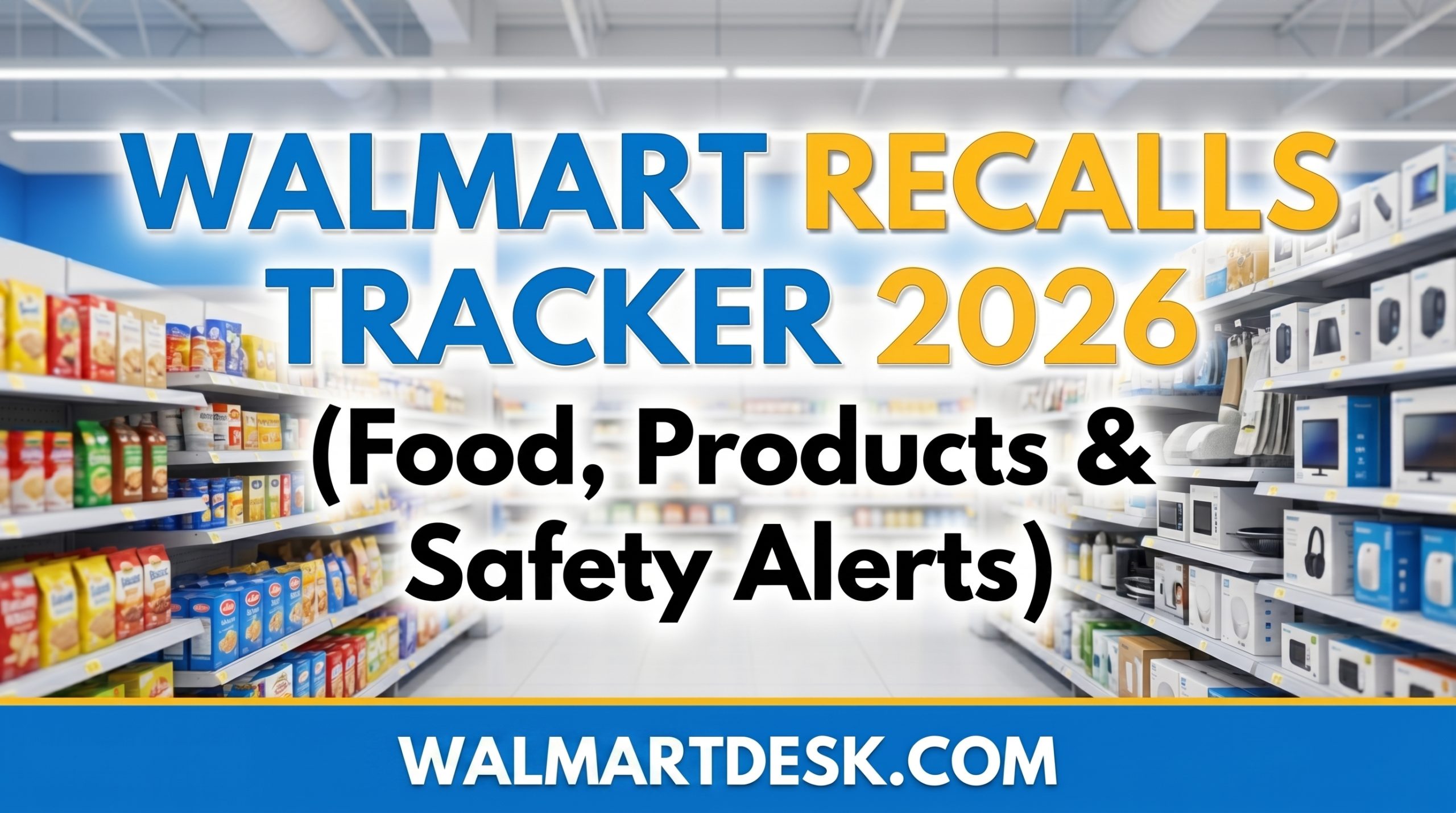 Walmart Recalls Tracker 2026 (Food, Products & Safety Alerts)