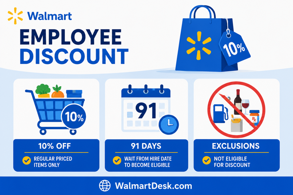 Walmart Employee Discount infographic