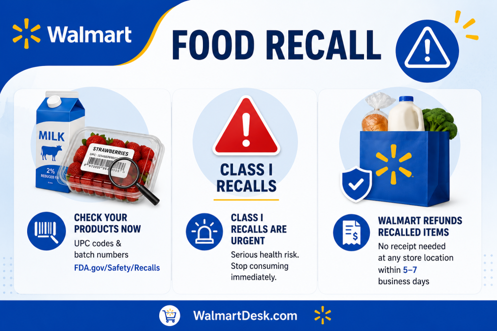 Walmart Food Recall List 2026 Infographic