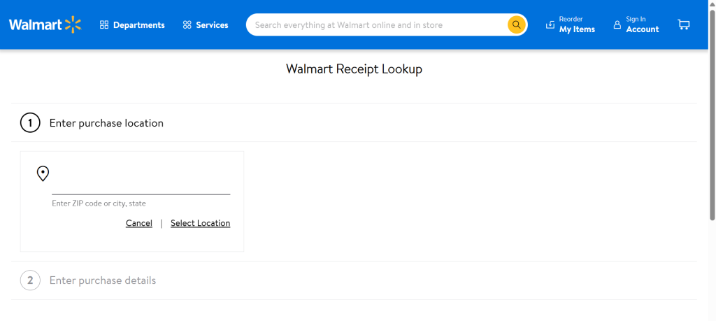 Walmart receipt lookup tool 