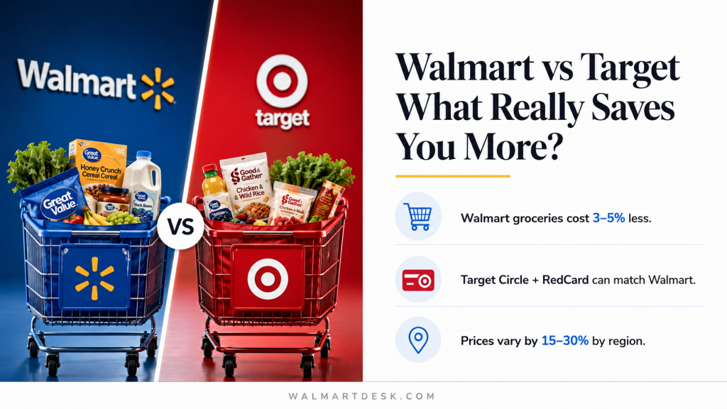 Walmart vs Target price comparison