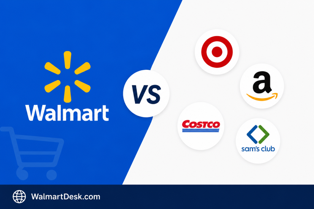 Walmart vs. Target, Amazon, Costco, Sam's Club
