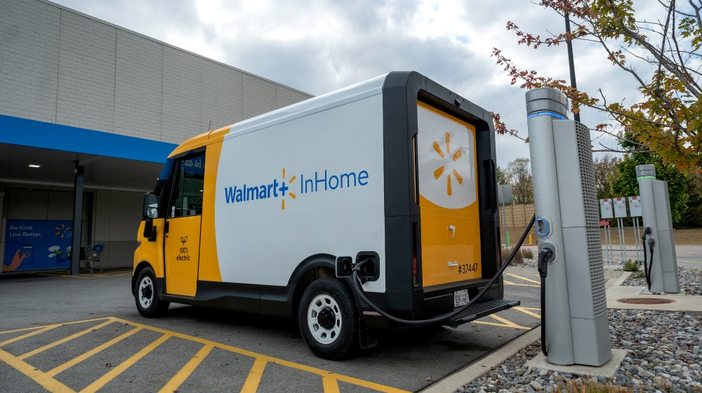 Walmart InHome delivery truck