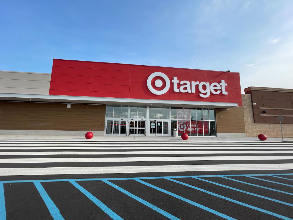 target store in usa front look from outside