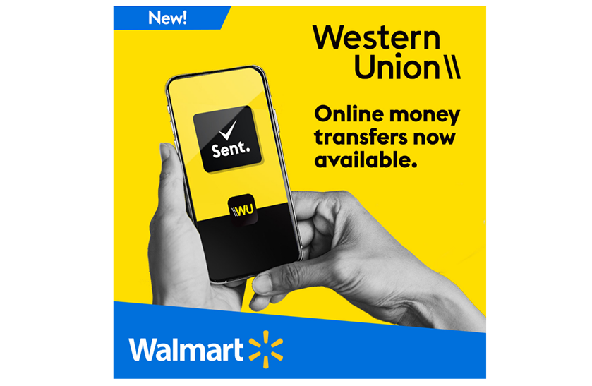 Wester Union at Walmart_Online money transfer available