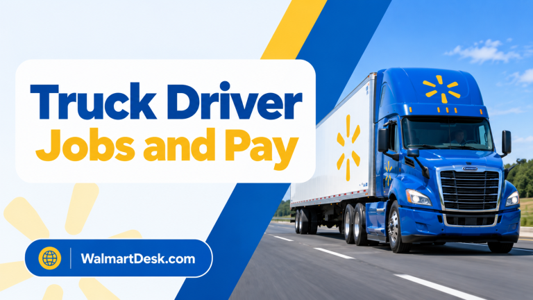 Walmart Truck Driver Jobs and Pay